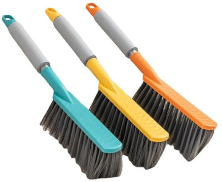 SEWOART 3 Pièces Brosse à lit à Poils Doux Pinceau balayette plumeau de Nettoyage fouetter Un Balai Brosse de Nettoyage Brosse à Sable pour la Plage Petit Balai Le lit Brosse à poussière