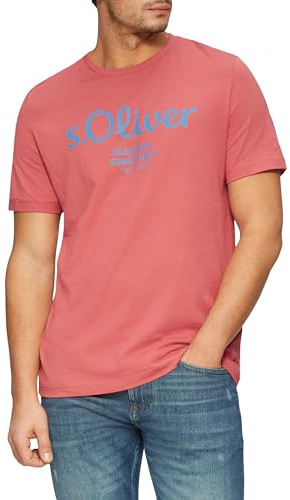 s.Oliver T-Shirt aus Baumwolle mit Label-Print