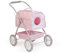 JC Toys Kinderwagen für Haustiere, mit Korb, Abnehmbarer Transportbox für Puppen und Plüschtiere bis 51 cm, ideal zum Spielen und Spazieren, Rosa, Blumen-Kollektion, entworfen von Berenguer, ab 3