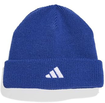 adidas Unisex Kids Little Kids 3 Stripes Beanie, Team Royal Blue, S