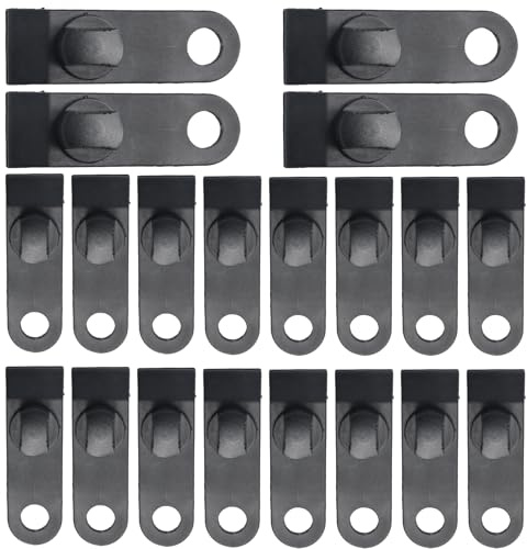 20 Stück Plane Befestigung Clip, Multifunktion Zeltklemme, Markisenklemme, für Boots Zelte Markisen Pavillon, Pool Planen, Windseil und Banner