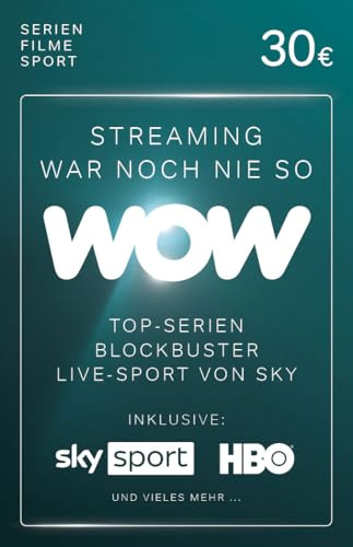 WOW Streaming 30 EUR (Versand per E-Mail - Code kann nur in Deutschland eingelöst werden, Code ist nicht in Österreich verfügbar) | PC Code