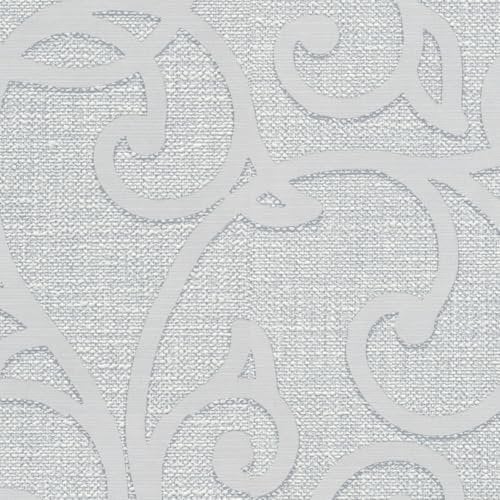 Strukturtapete 10467-10 Vliestapete Barock 0.53 x 10.05 m Erismann Opus Grau