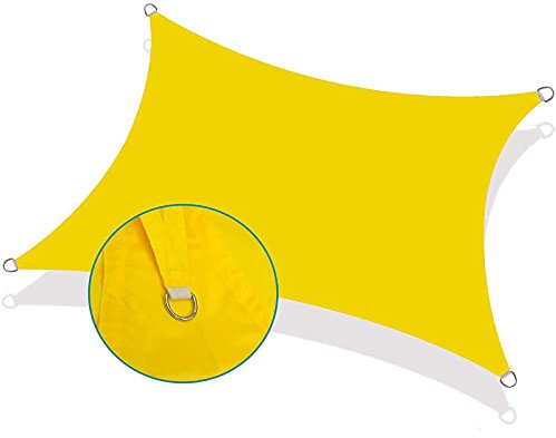 Wasserdichte 5X6m Sonnenschutz Segel Markise Markise für Outdoor Terrasse UV Blockierung Schwerlast Anpassbare Größe