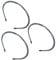 Mikinona 3pcs Black Headbands with Iron Wire Comfortable Twining Hair Hoops for Men and Women DIY Hair Clasp Accessories for Daily Use and Sports