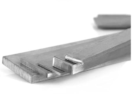 Barra de acero inoxidable 316L de 3 mm de espesor, placa plana cuadrada, longitud 500 mm, ancho 10/15/25/30/40/50 mm, tira de metal, 1 pieza(3x40mm*500mm)