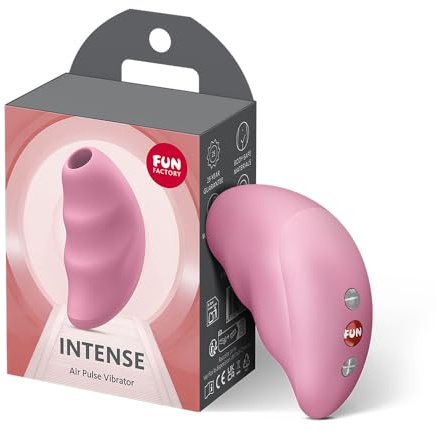 Fun Factory Intense | Druckwellenvibrator für Frauen | IPX7 wasserdicht | berührungslose Klitorisstimulation | 11 Druckwellenprogramme | Sexspielzeug | Erotik | Hautfreundliches Silikon