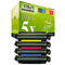5X Kraft Office Supplies kompatibel Toner für HP Laserjet Pro 500 Color MFP M 570 dw DN ersetzt CE400A-03A 507A