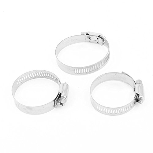 Aexit 3 Zwingen, Klemmen & Spanner Stück EDELSTAHL Schlauchschellen, (Ersatz für 35 mm - Rohrschellen und-Schraubzwingen 51 mm