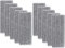 Aisoway Mop Eimer System, Eimer + Mopp +10Lappen, Mopp Set Mop Saugstarken Rotationseimer Edelstahl Wischmop Flexiblen Wischmopp Rotations Teleskopstiel Putzset 360°Drehbar Bodenwischer (E:10 Lappen)