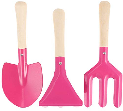 NUOBESTY 3piezas Herramientas De Jardinería Mini Herramientas para Macetas Palas y Rastrillos Kit para Bonsái