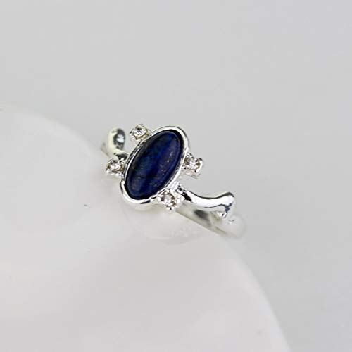 1 STK. The Vampire Diaries Ringe Tageslichtringe Vintage Crystal Ring mit Blue Lapis Fashion Movies Schmuck Cosplay