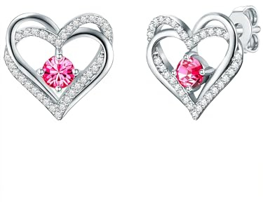 Rafaela Donata Damen Ohrringe aus 925/- Sterling Silber mit verziert mit Kristallen