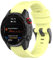 Yikamosi Compatible con Garmin Fenix 7X Correa,26MM liberación rápida Silicona Suave Cierre de Acero Inoxidable Correas de Repuesto para Garmin Fenix 7X/TACTIX 7,Amarillo
