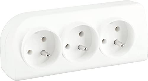 KOTARBAU® 3 Fach Steckdosenleiste Weiß Praktische Lösung für Haus, Garten und Werkstatt