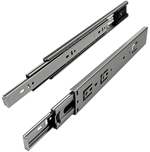 1 Paar Vollauszüge belastbar bis 45 Kg mit Selbsteinzug Länge 450 mm Höhe 45 mm Schubladen Führung von SOTECH dem Spezialist für Schubladenführungen
