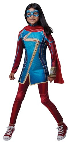 Rubies Official Marvel Studios Ms Marvel Child Costume, Kids Superhero Fancy Dress Halloween Halloween