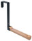 Frdun Foldable Wood Over The Door Hooks Handbags Organizer,Metal Wood Combined Hooks, Durable No Drilling Hook Hangers for Clothes Kitchen Utensils