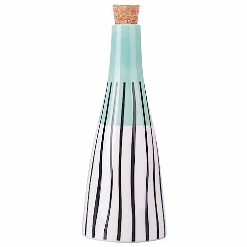 Oliera cilindrica 530 ml in ceramica, tappo in sughero, Venice Lido