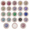 Zfseyuh 23 Diamond Painting Steine, 23000 Pcs Diamond Painting Round Beads Diamond Painting Beads Replacement Diamond Beads for Cross Stitch DIY