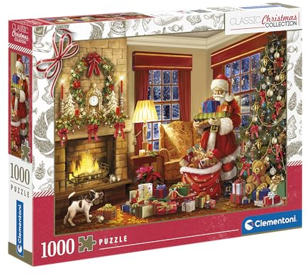 Clementoni Santa's Visit Puzzle - Puzzle 1000 Teile Erwachsene - Puzzle Erwachsene in 70 x 50 cm - Puzzle Weihnachten von Clementoni 81497