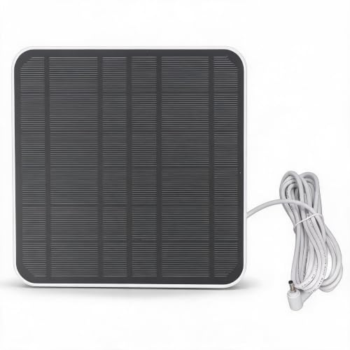 Solar Panel for Ring Camera, 12W Fast Charging IP65 Waterproof Adjustable Wall Mounted Solar Panel for Ring Spotlight Camera Battery Stick Up Cam Battery