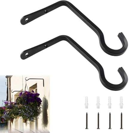LIANRISES 2 Piezas Macetas Para Colgar Soporte Macetas Pared Ganchos Para Plantas Para Pared