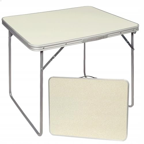 Tavolo da Campeggio Pieghevole in Alluminio per Picnic Barbecue Giardino Terrazzo Balcone Auto Camper