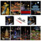 Kratzpapier Regenbogen Malerei Skizze, Stadt-Serie Nachtszene, Scratch Painting kreatives Geschenk, Scratchboard für Erwachsene und Kinder mit 4 Tools, Peking + Shanghai.