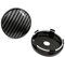 KDUSNA 4 Stück Nabendeckel 60mm, Radnabenkappen für Audi A4 Avant B5 B6 B7 B8 B9, Carbon Fiber Hub Cap Nabenkappen Wheel Caps Radnabenabdeckun,A black-60mm
