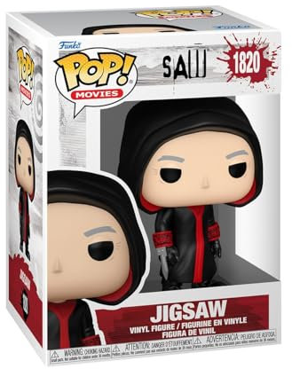 Funko Pop! Movies: Saw 10th Anniversary - Jigsaw Killer - 1/6 de Probabilidades de Obtener la RARA Variante Chase - Figura de Vinilo Coleccionable - Idea de Regalo - Mercancia Oficial - Movies Fans