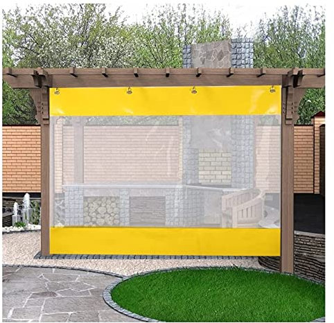 Waterproof Outdoor Pergola Side Panels for Pavilion Terraces Customizable Size (8x3m)