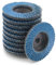 BEASAFY Lot de 10 disques à lamelles, diamètre 76 mm, grain 40, disques abrasifs pour meuleuse d'angle, disques à lamelles, disques abrasifs pour métal, bois