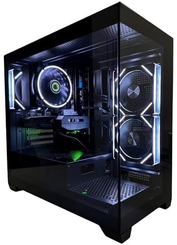 Gaming PC Intel Core i9 14900K 14th Gen-24 Core • High-Performance Gaming PC • 32GB RAM RTX 3060 12GB • 1TB SSD NVME • Premium Glass Case • Windows 11 WiFi | Fast & Smooth Gameplay (Intel i9 14th Gen)