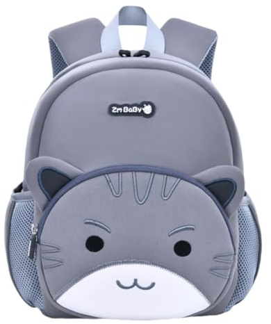 SERTAS Kinderrucksack mit Brustgurt, Mädche Junge Mini Kindergarten-Rucksack