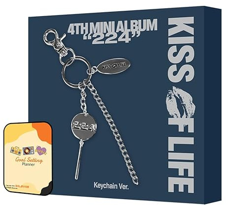 KISS OF LIFE Album - 224 Keychain Ver.+Pre Order Benefits+BolsVos Exclusive K-POP Giveaways Package