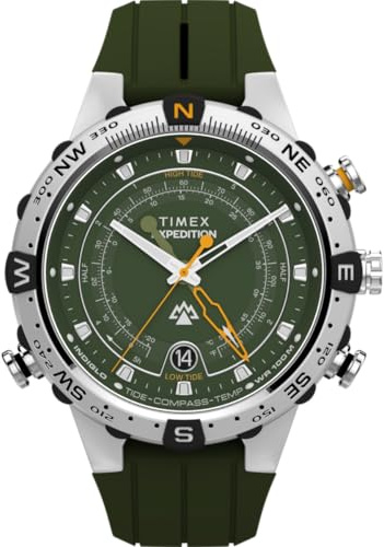 Timex Intelligent Quartz Herren-Armbanduhr Tide-TEM-Kompass 45mmT2N721