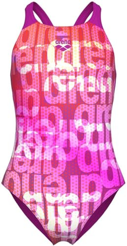 ARENA G Multi Colours Swimsuit V Back PINK Multi-Very Fuchsia