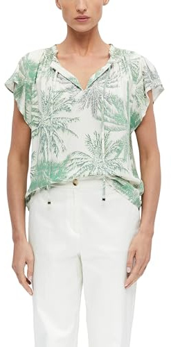 s.Oliver Viskose-Bluse mit Smok-Details