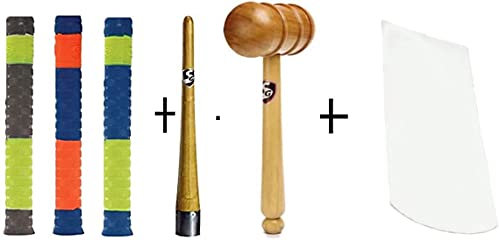 SG Player Grip 3 + Grip Konus + stets Mallet + Bat Face Tape
