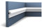 Cimaise élégante et subtile PX175 - L200 x H5 x L1,7 cm - ORAC DECOR