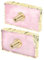 rockcloud Pack of 2 Natural Crystal Stone Drawer Knobs Rose Quartz Reiki Healing Cupboard Wardrobe Cabinet Door Pull with Screws Home Decoration