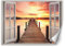 Feeby - 3d Tapete - Fensterblick - 210x150 cm, Fototapete Schlafzimmer - Deko Wohnzimmer - Wallpaper - Wand Deko - Wandtapete XXL - Tapete - Wanddeko - Vliestapete - Landschaft