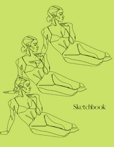 Sketchbook: Minimalist & Abstract Sketchbook for Drawing, Painting, Writing, Sketching or Doodling, 100 Pages - Large 8.5 x 11