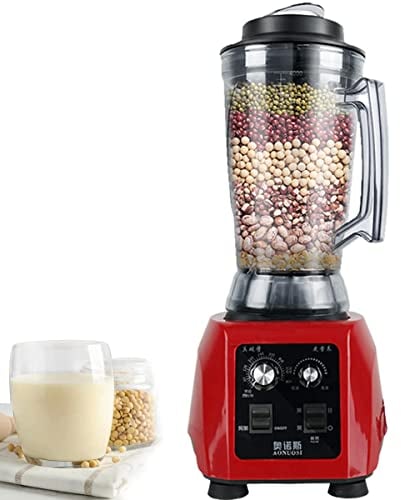 RCCRNNPP Countertop Blenders For Kitchen,Juicer Machine Blender For Rice Paste,5L Soy Milk Maker ,Multifunctional Juicer, Food Processor With Timed Appointment (red)