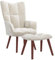 vidaXL Relaxsessel mit Hocker, Sessel mit Stahlrahmen Holzbeinen, Relaxstuhl Polsterstuhl mit Armlehne, Fernsehsessel Polstersessel Wohnzimmer, Modern, Cremeweiß Samt
