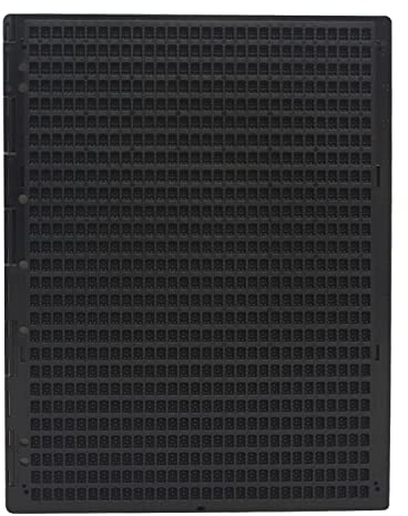 WANGCL Braille Writing Slate and Stylus Portable Plastic 27 Lines X 30 Cells Braille Learning Tool for Braille Writing