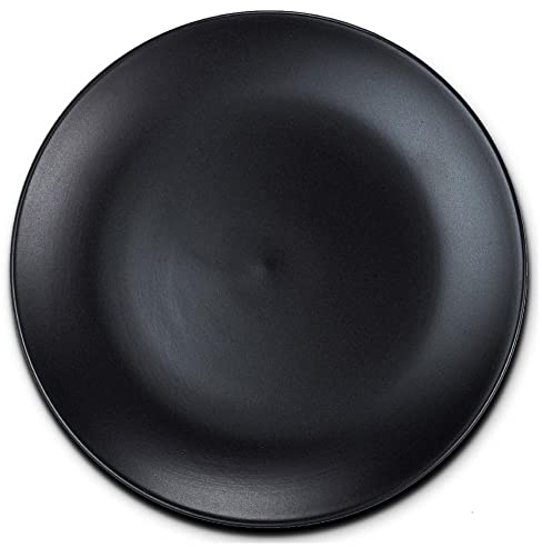 NAVA Keramikteller Dessertteller Flachteller SOHO SCHWARZ 21 cm
