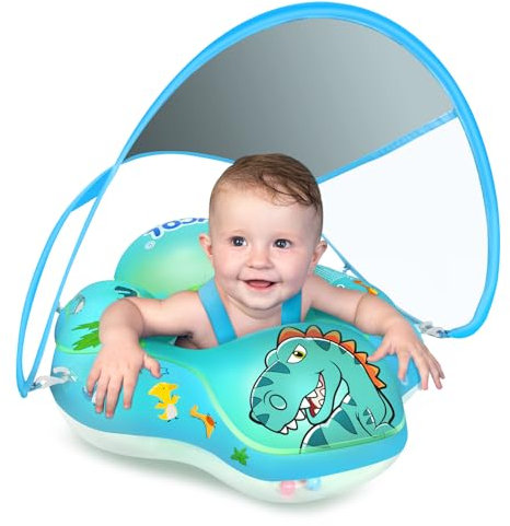 LAYCOL Schwimmring für Babys, Schwimmring, Schwimmring, Kinder, Schwimmring, Baby, 3 bis 36 Monate (Dinosaurier, XL)