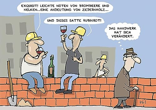 Inkognito Postkarte, Motiv: ''Das Handwerk hat sich verändert'' | Künstler: Uli Döring | Art-Nr.: 19507 | vom Berliner Verlag